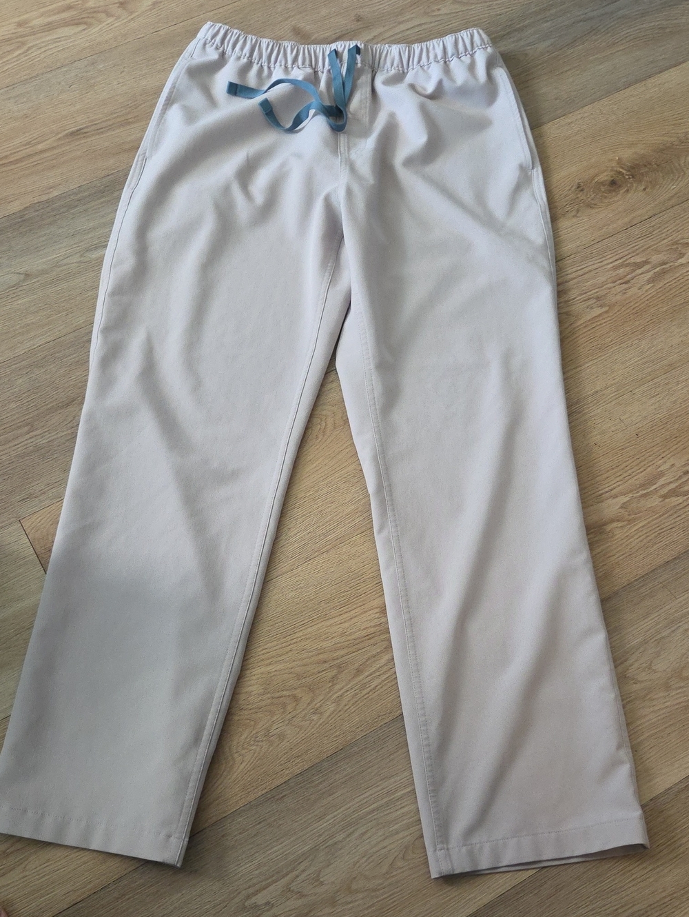 Figs Men's Light Blue Drawstring Joggers with Blue Tie